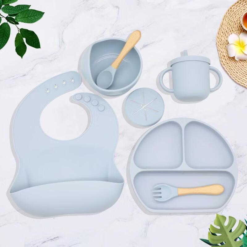 Ru Han Silicone Baby Feeding Set