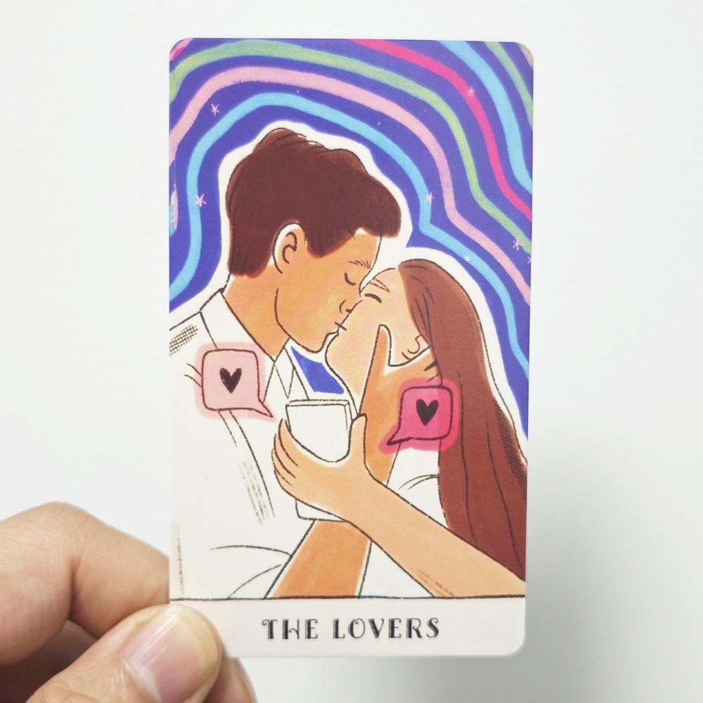 Карты Таро Real Talk 10,3*6 см, современные иллюстрации, вдохновленные современной жизнью, с характерными архетипами и сценами, 78 шт. карт