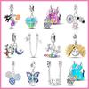 Charms Fit Bracelet 100 %925 Sterling Silver Magic Witch Luminous Castle Coon Delicate Diy Jewelry Making 