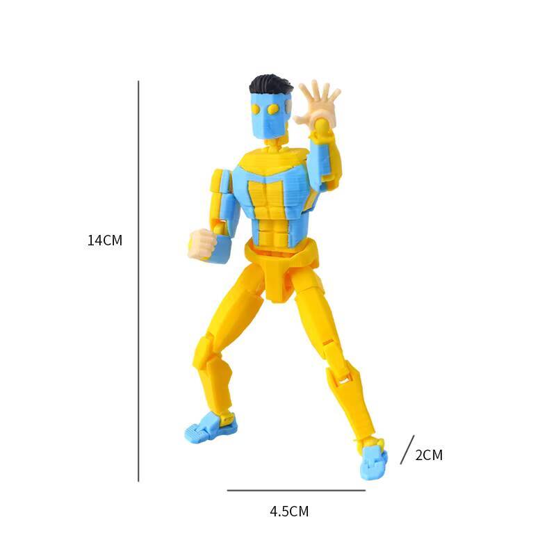 3D-печатная Синемасочная Непобедимая T13 Dummy13 Многосуставная Подвижная 3D-печатная Игрушка-трансформер Фигурка Действия Индивидуальная Игрушка