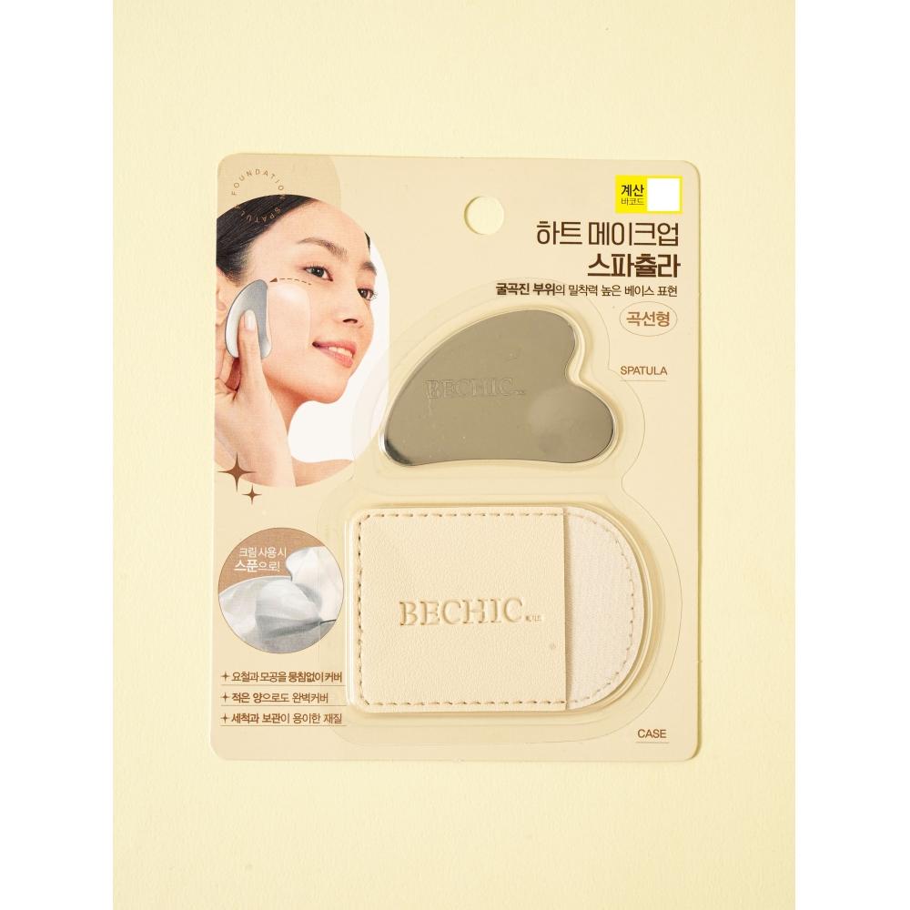 Карманный набор шпателей для макияжа Daiso Heart
