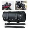 Motorcycle Faux Leather Waterproof Saddlebag Front Rear Pocket Pouch Storage Bag
