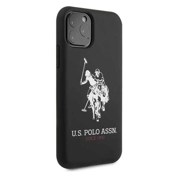 Etui do iPhone 11 Pro Max US Polo Silicone Collection Czarne