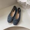 Fashion SUOJIALUN Spring New Women Flat Sheos Fashion Round Toe Shallow Slip on Ladies Ballerinas Shoes Soft Sole Outdoor Ballet Shoes