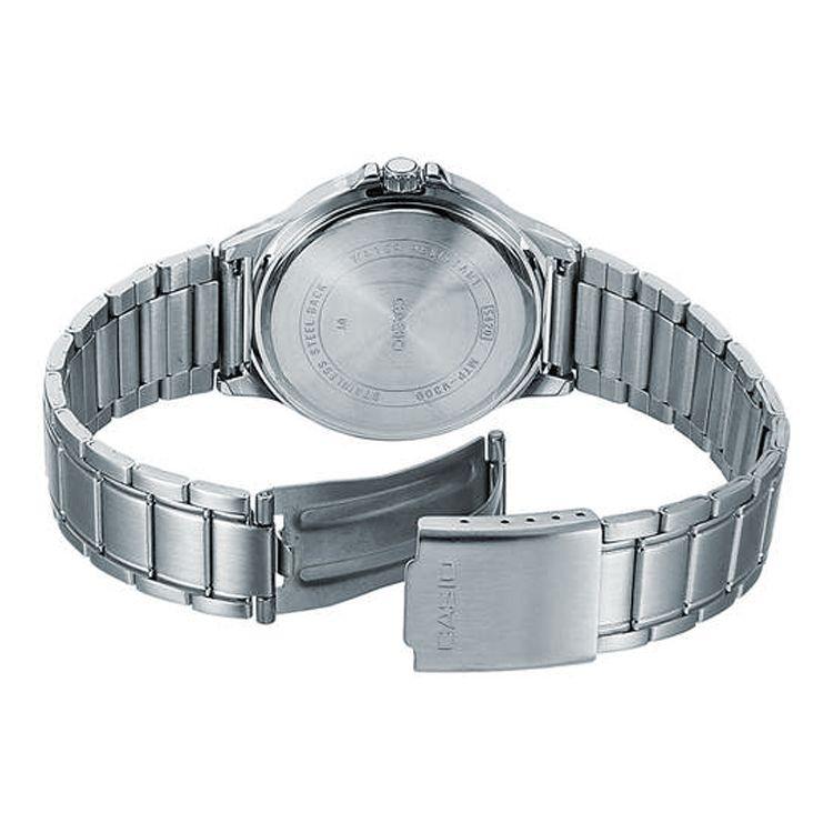 Casio Standard Series Waterproof Quartz Movement Stainless Steel Strap Watch Men watches Silver MTP-V300D-7A