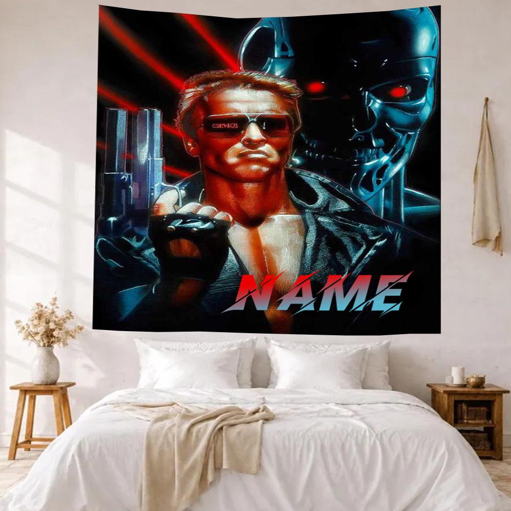 Warner Custom Your Name Wall Decor Tapestry Art For Pet Memorial Birthdaywedding Party Backdrop Family Gift