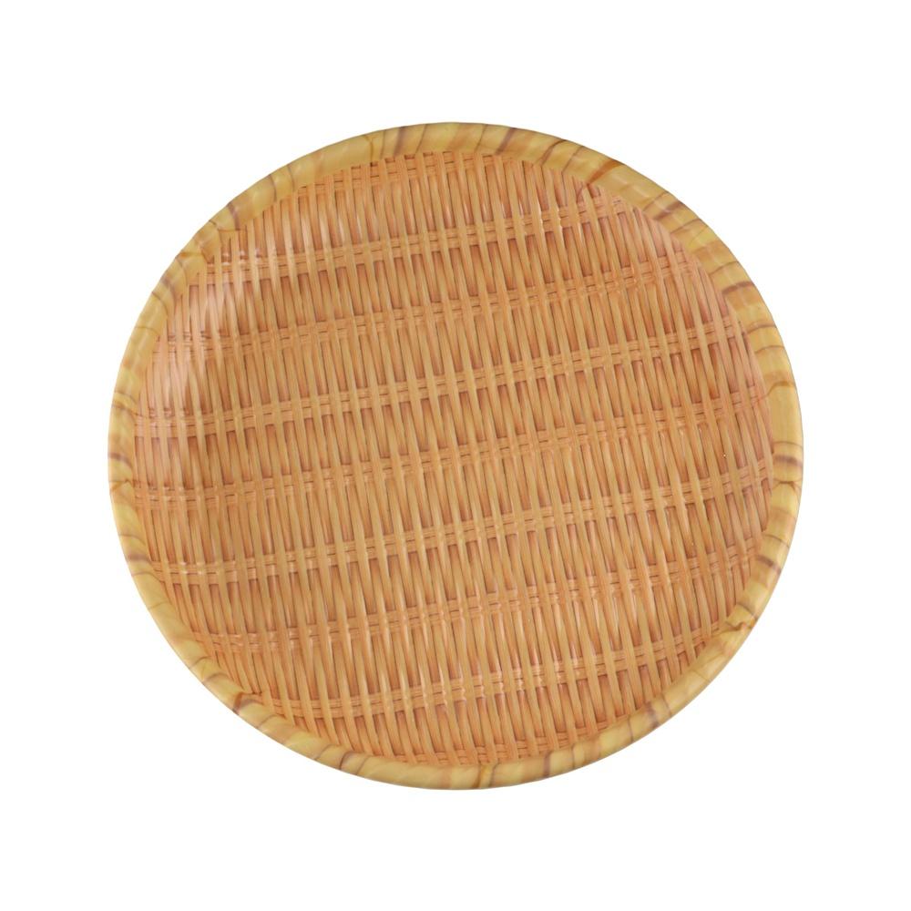 Round Bread Dessert Plate Classic Snack Plate Food Plate Decoration Tray Kitchen