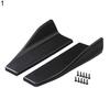 2Pcs Carbon Fiber Car Side Skirt Spoiler Rocker Splitters Anti-Scratch Wings