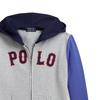 Polo Ralph Lauren Sweatshirt FW25 Baseball Logo Fleece Full Zip Hoodie Kids Hoodies 323964483-001