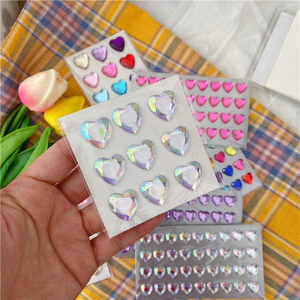 Stickers Beautiful Sticker Toys Heart Stickers 3D Shining Stickers LOVE