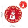 36 дюймов юбка для рождественской елки красная Санта снежинки снеговик олень юбка для рождественской елки праздничный декор для домашней вечеринки