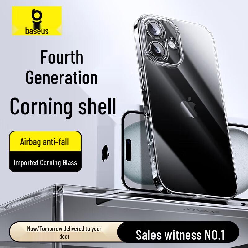 Baseus Чехол из стекла Corning для серии iPhone 16