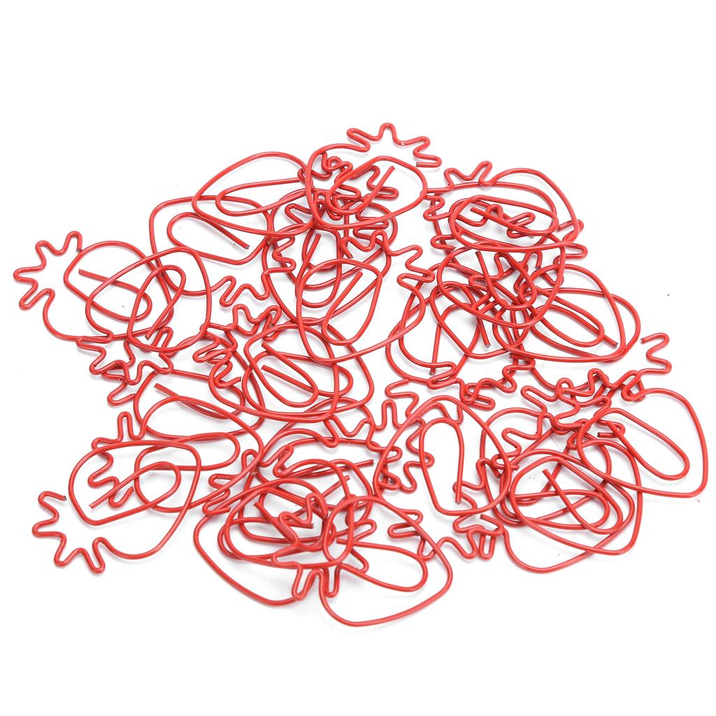 30 шт. скрепок мини милые клубничные закладки планировщик зажим булавка канцелярские принадлежности школьные подарки