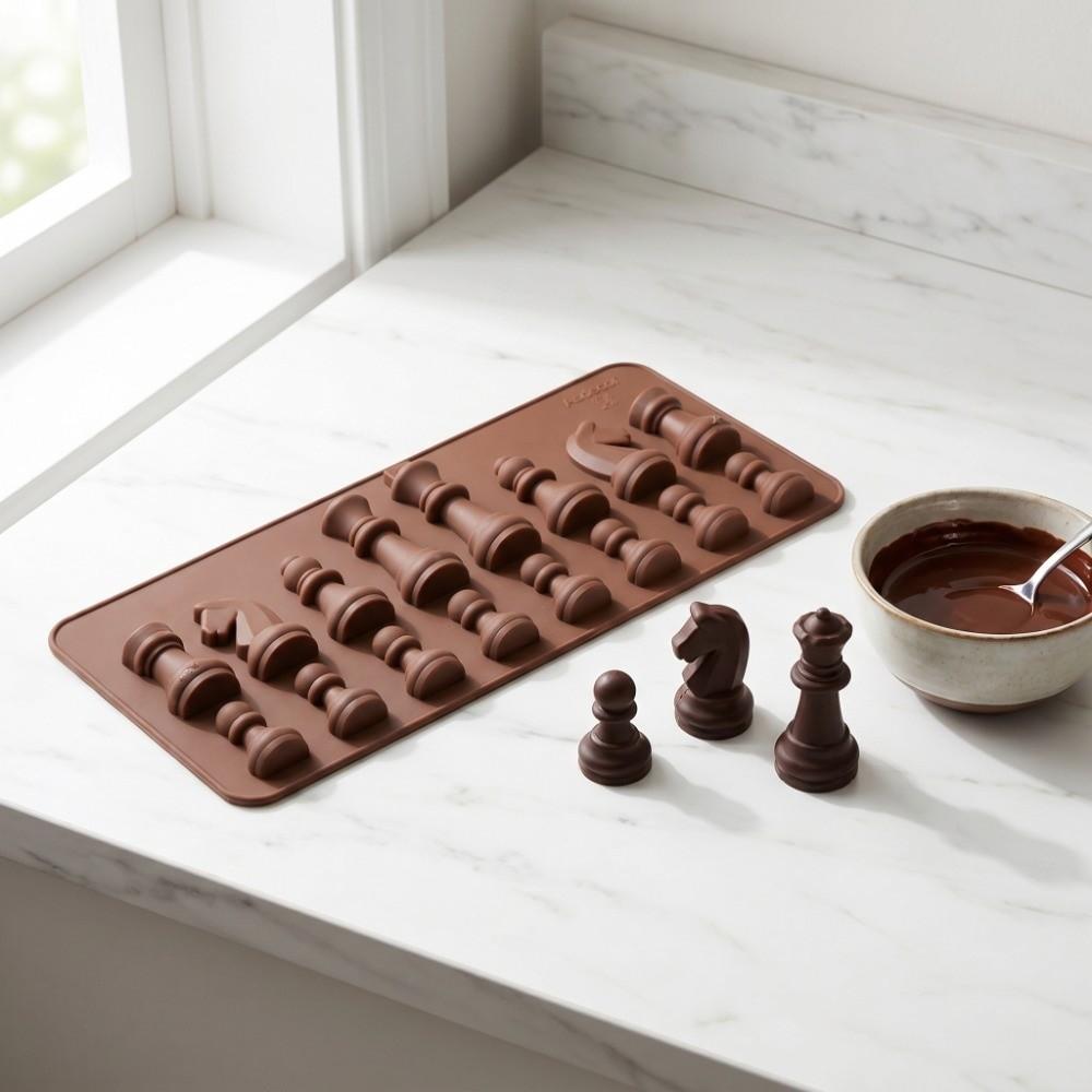 Silicone Silicone Chocolate Mold Non-stick Chess Piece Chocolate Bar Mold Food Grade International Chess