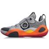 Li Ning All City 8 Breathable Low-Top Basketball Shoes Men Sneakers Gray Orange ABPQ005-3