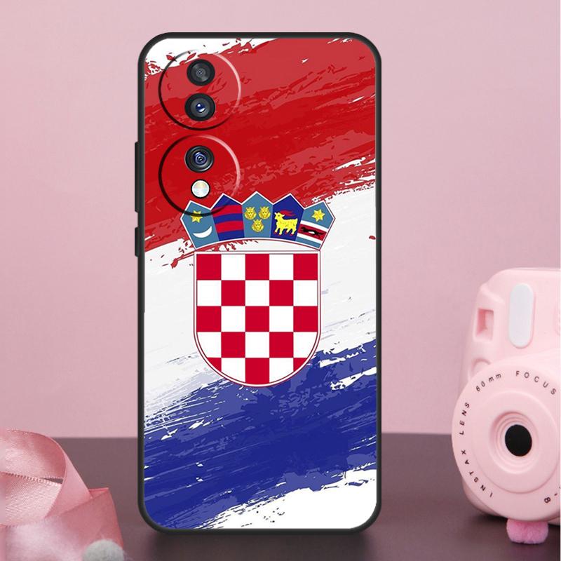 Чехол Флаг Хорватии Для Honor Magic 7 5 6 8 Pro X9a X9b X9c X9d X8b X8c Win RT 50 70 90 200 400 Lite Обложка