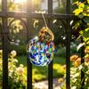 Decorative Vine Handle Pendant Necklace Melt Glass Gold 1 Pc