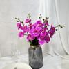 6 шт. искусственных 4 головки фаленопсиса искусственный цветок фаленопсиса пластиковые искусственные цветы для дома свадьба вечеринка наружное украшение