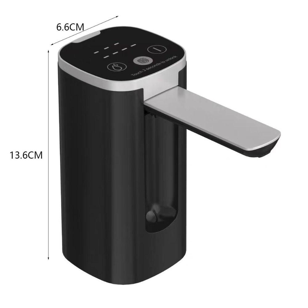 Автоматический насос для бутылок с водой, светодиодный дисплей, дозатор воды, количественный дозатор вина, уличный