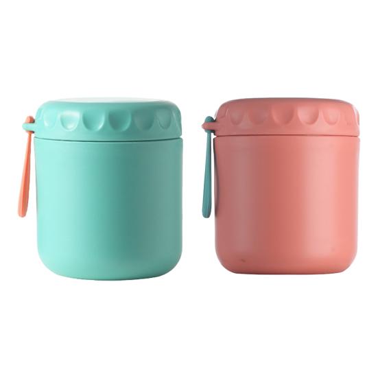 Изолированная суповая чашка Yousheng, герметичная, термокружка из нержавеющей стали для овсянки, молочной каши, семейного обеда, емкость для еды объемом 430 мл