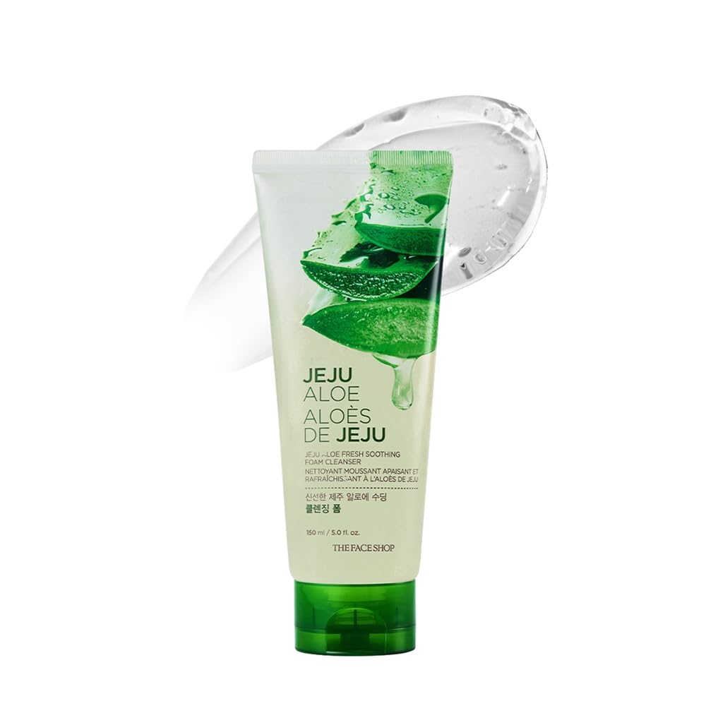 The Face Shop Fresh Jeju Aloe Soothing Cleansing Foam 150ml