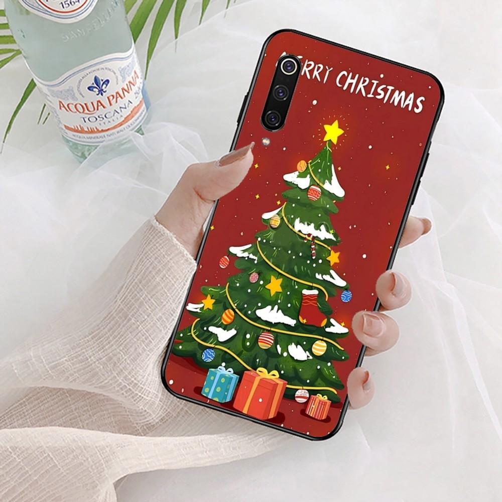 Merry Christmas Tree Phone Case For Xiaomi Mi 5X 8 9 10 11 12 lite pro 10T PocoX3pro PocoM3 Note 10 pro lite