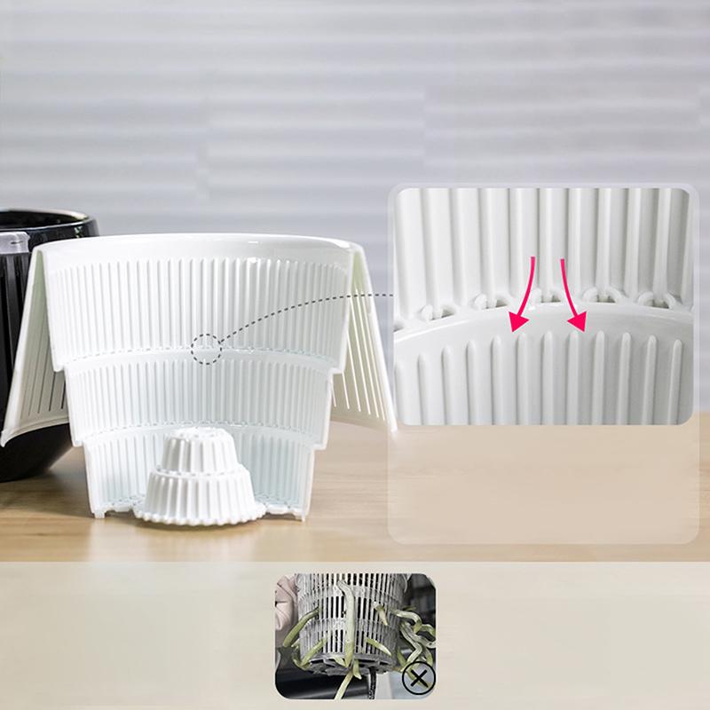 Сетчатые горшки для орхидей с отверстиями, цветочный горшок для пересадки, пластиковая кашпо для комнатных/уличных растений, домашний декоративный горшок для аэрофитов