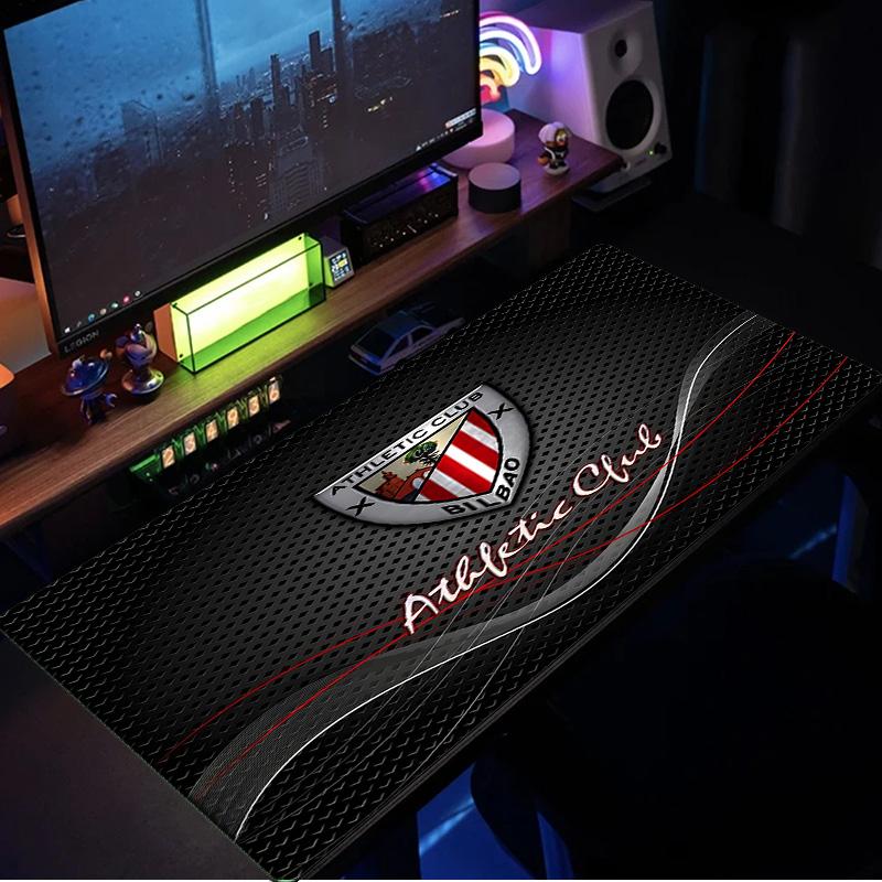 Athletic Club Bilbao Crest Mouse Pad, Rubber Base, Mouse Pad for Gamers and Office Use, Gaming Desk , Easy To Clean Mat Christmas fan gifts