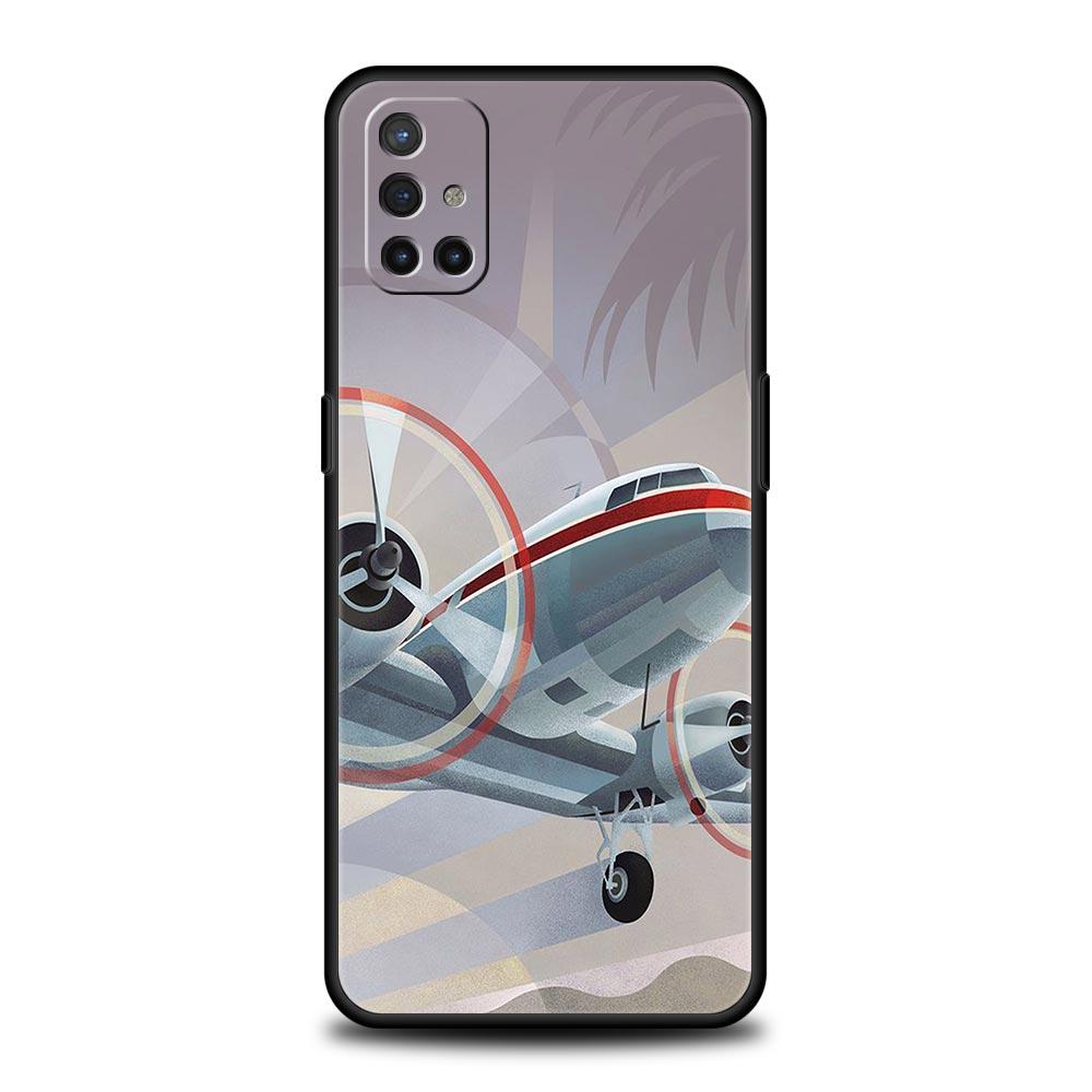 Чехол для телефона с картой мира в виде самолета для OnePlus 10 Pro 9 8T 8 Nord N10 7 7T 9R, черный чехол для 1 + Nord 2T CE 2 N100 N200 Z 5G