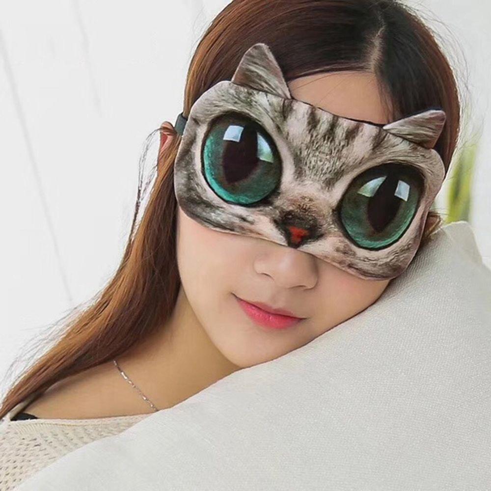 Hot Fashion Cartoon Animal Blindfold Sleeping Aid Shade Cover 3D Sleeping Eyepatch Nap Eye Mask