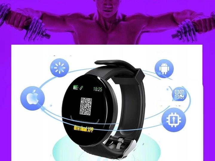 Smartband Zegarek Dziecięcy Smartwatch Krokomierz Pulsometr Samsung Iphone