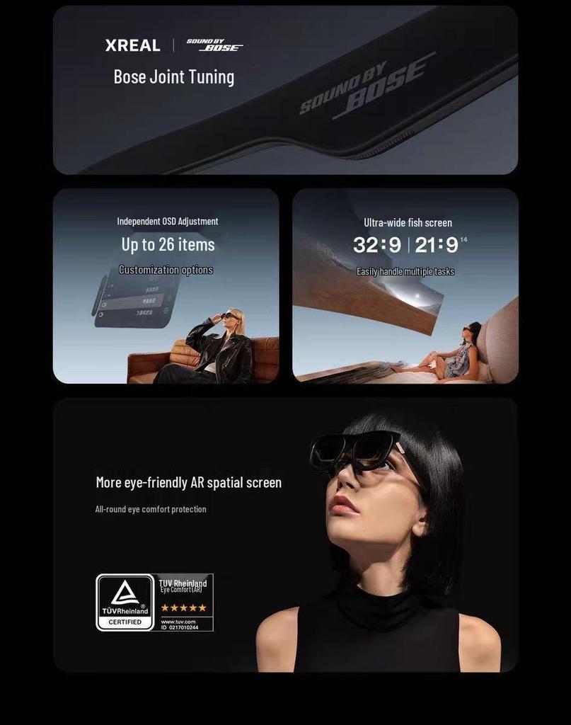 AR-очки XREAL One Pro с нативной 3DoF, парением в пространстве и оптическим движком X-Prism нового поколения.