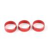3X Кольцо-накладка на ручку кнопки кондиционера для Jeep Wrangler JK 11-17 и Compass 10-16
