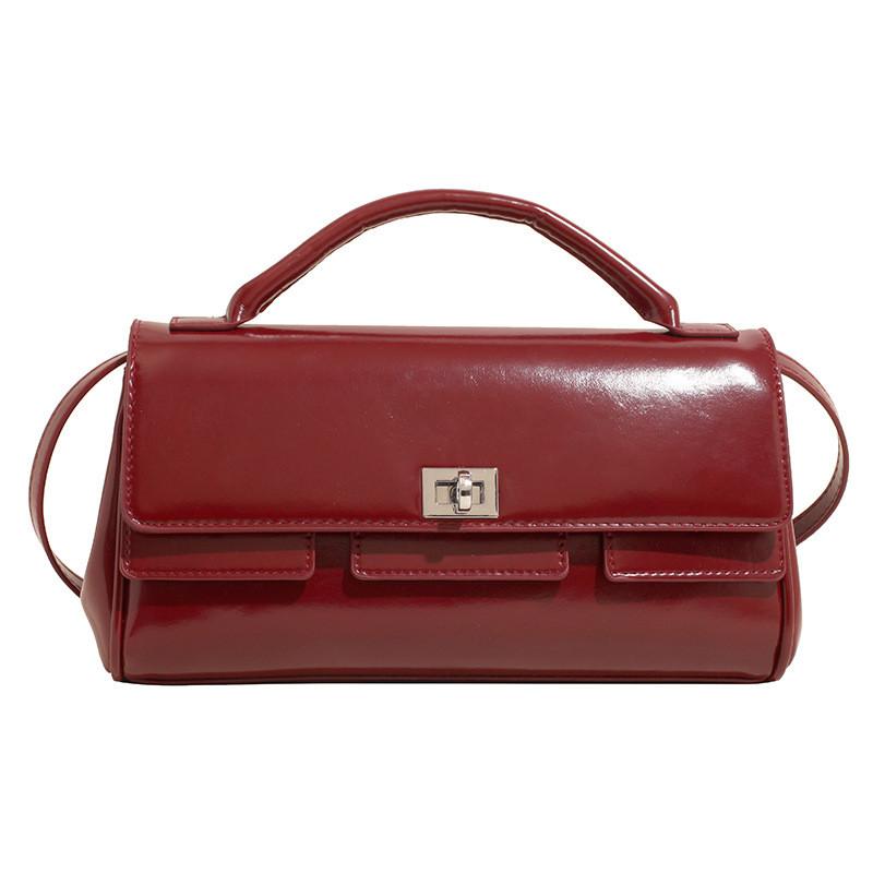 Модная женская одноплечевая сумка-кроссбоди однотонная сумка-тоут подарок повседневная