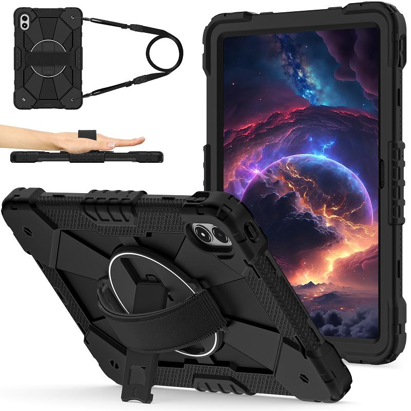 Чехол для планшета Redmi pad 2 pro 12.1 Ударопрочный чехол Redmi pad pro 12.1" С подставкой 360° Ручной ремень Плечевой ремень Funda