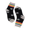 Ramidos Women's Socks Thick Warm Crew Fuzzy Funny Rainbow Animal Paw Print Slipper Sock