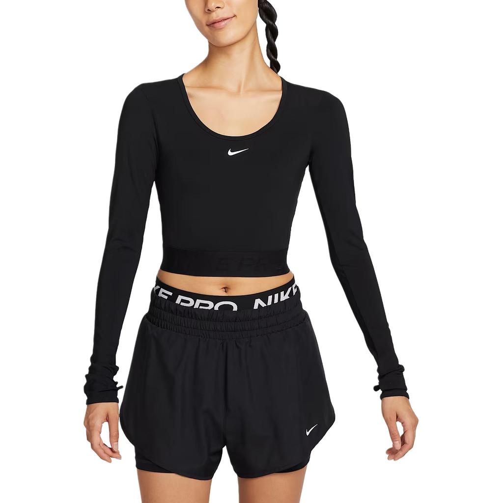 Nike Женская футболка с коротким рукавом Dri-Fit Pro быстросохнущая HV9993-010