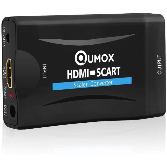 1080P HDMI Vers Péritel Convertisseur Audio Video Adaptateur EIA Peritel Sky