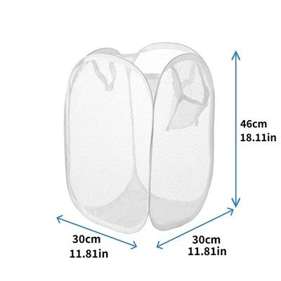 Складная сетчатая корзина для белья, портативная корзина для одежды для легкой стирки и хранения грязной одежды, носков, игрушек, мелочей
