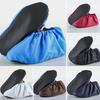 1 Pair Waterproof Shoe Covers Reusable Foldable Not-Slip Rain Boot Covers Wear Resistant Shoe Protector Overshoes