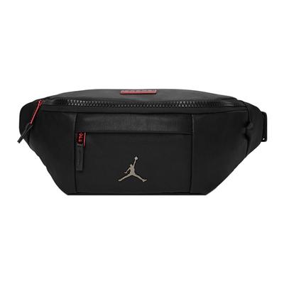 Полиэстеровые сумки кроссбоди поясная сумка обычная унисекс черная Jordan HA5507-010