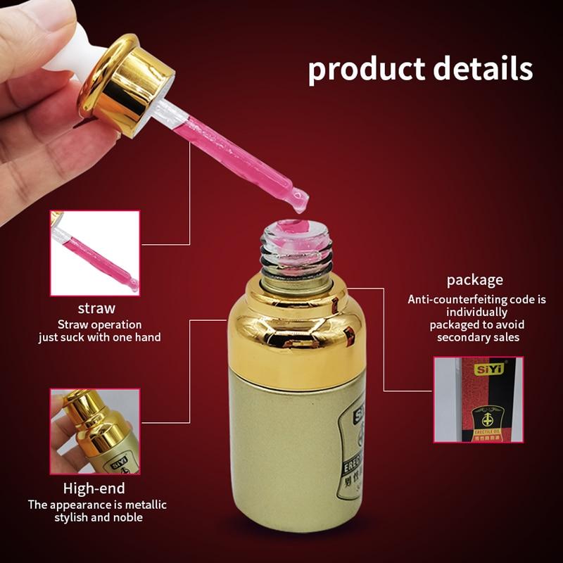 Мужское масло для длительной эрекции Увеличение пениса Крем для задержки полового акта Усилитель увеличения роста Man Riser Большие масла для члена