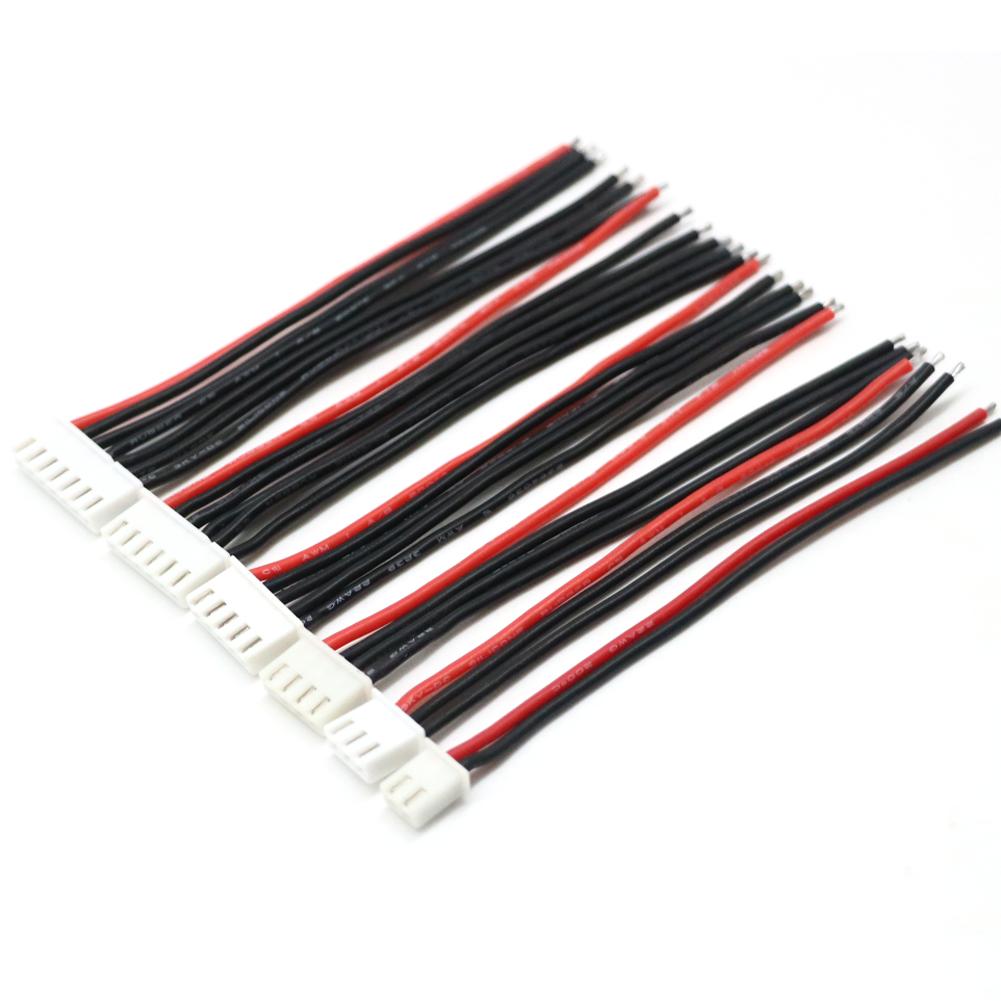 5pcs/lot 1S 2S 3S 4S 5S 6S Lipo Battery Balance Charger Cable IMAX B6 Connector Plug Wire