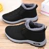 Men's and Women's Solid Colour Fluffy Boots, Thick Sole Soft Bottom Winter Warm Lining Boots, Non-slip Warm Snow Boots