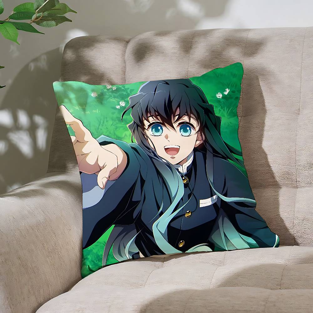 Cute T-Tokitos Muichiros-S Throw Pillow Covers Pattern Cushion Cover Suitable For Sofa Bedroom Car Pillow Cover
