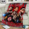 Бесплатное одеяло Anuel AA, рэпер, хип-хоп певец, мягкое одеяло для дома, спальни, кровати, дивана, пикника, путешествия, офиса, одеяло, детское одеяло
