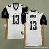 Mens Retro Rams Football Jersey Vintage Style Embroidered Training Uniform American Fans