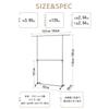 Hanger 2 100cm for Commercial Load Capacity Ample Storage with 2 Clothes Large Expandable Width and Pipe Clothes Clothes Clothes Drying Clothes Hanger