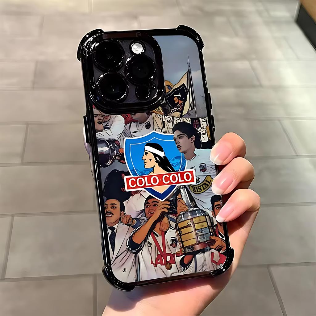 Клуб Сосиал и Депортиво Коло Покрытие Чехол для Телефона Для iPhone 17 16e 16 15 14 13 12 11 Pro Max XR 8 Mini Air Plus Защита от Падения Подушка Безопасности