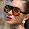 Женские солнцезащитные очки, ретро квадратные солнцезащитные очки с большой оправой, мужские и женские очки-авиаторы.